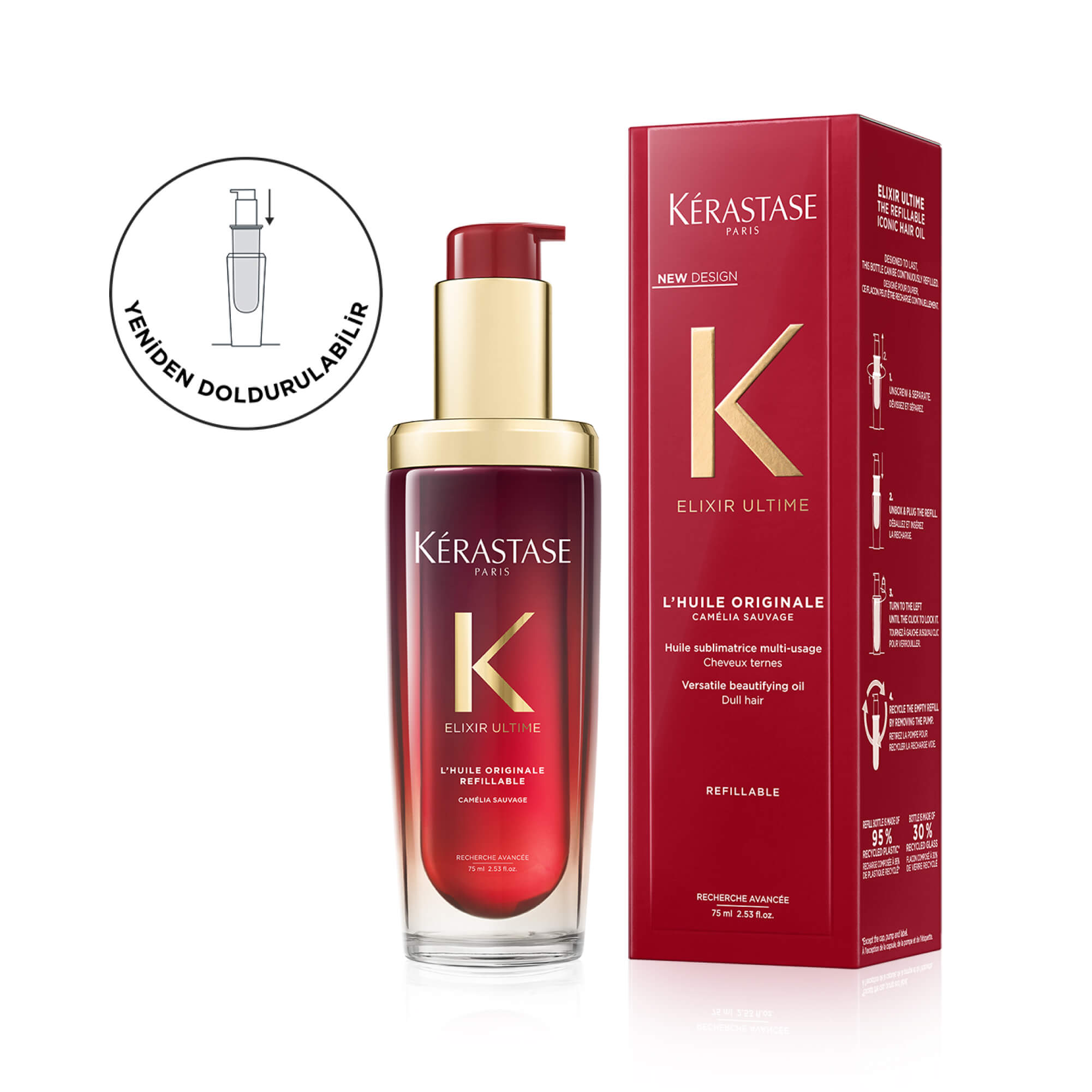 Kerastase Elixir Ultime Saç Yağı 75 ml LIMITED EDITION - Görsel 3