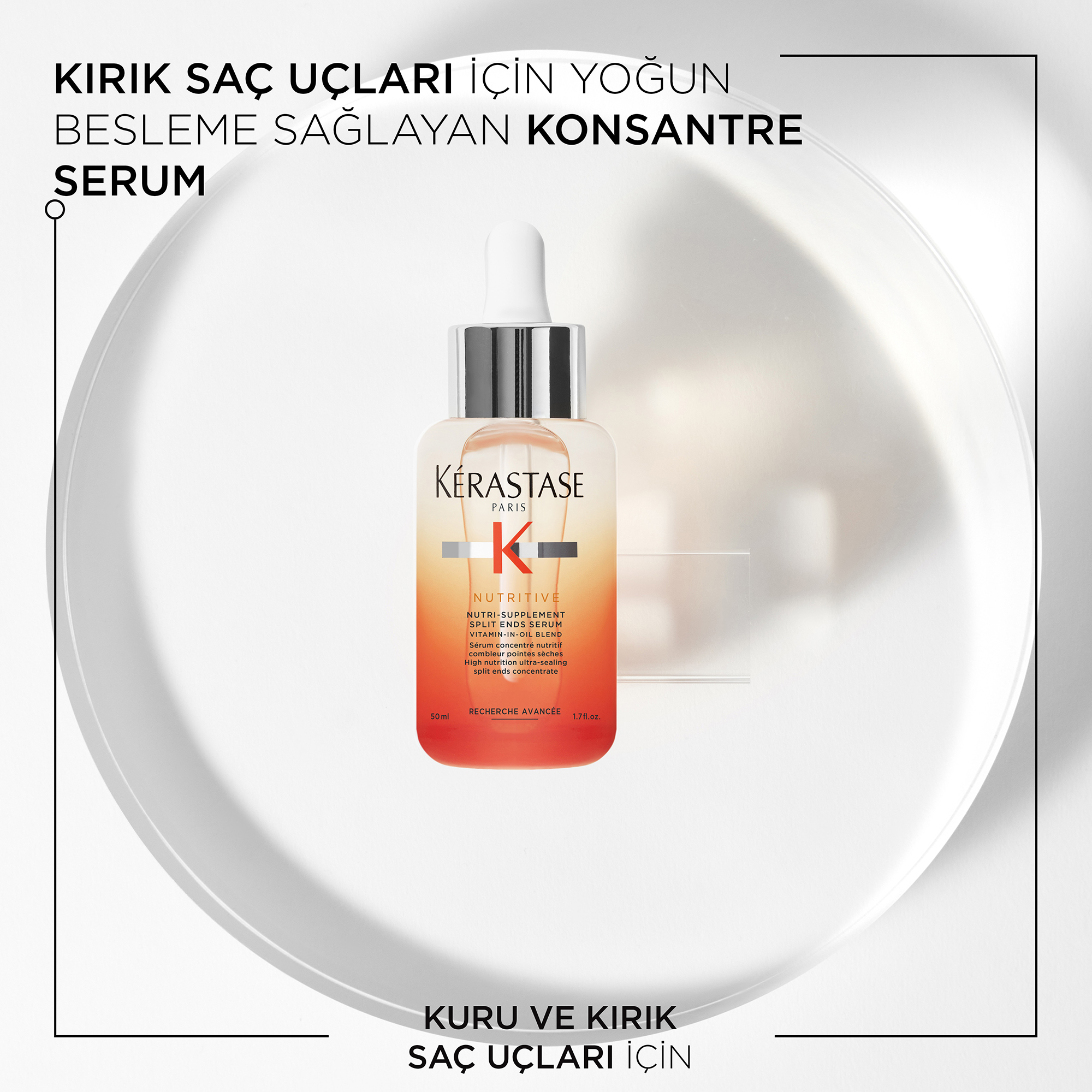 Kerastase Nutritive Nutri Supplement Ultra Mühürleyici Kırık Uç Serumu 50 ml - Görsel 2
