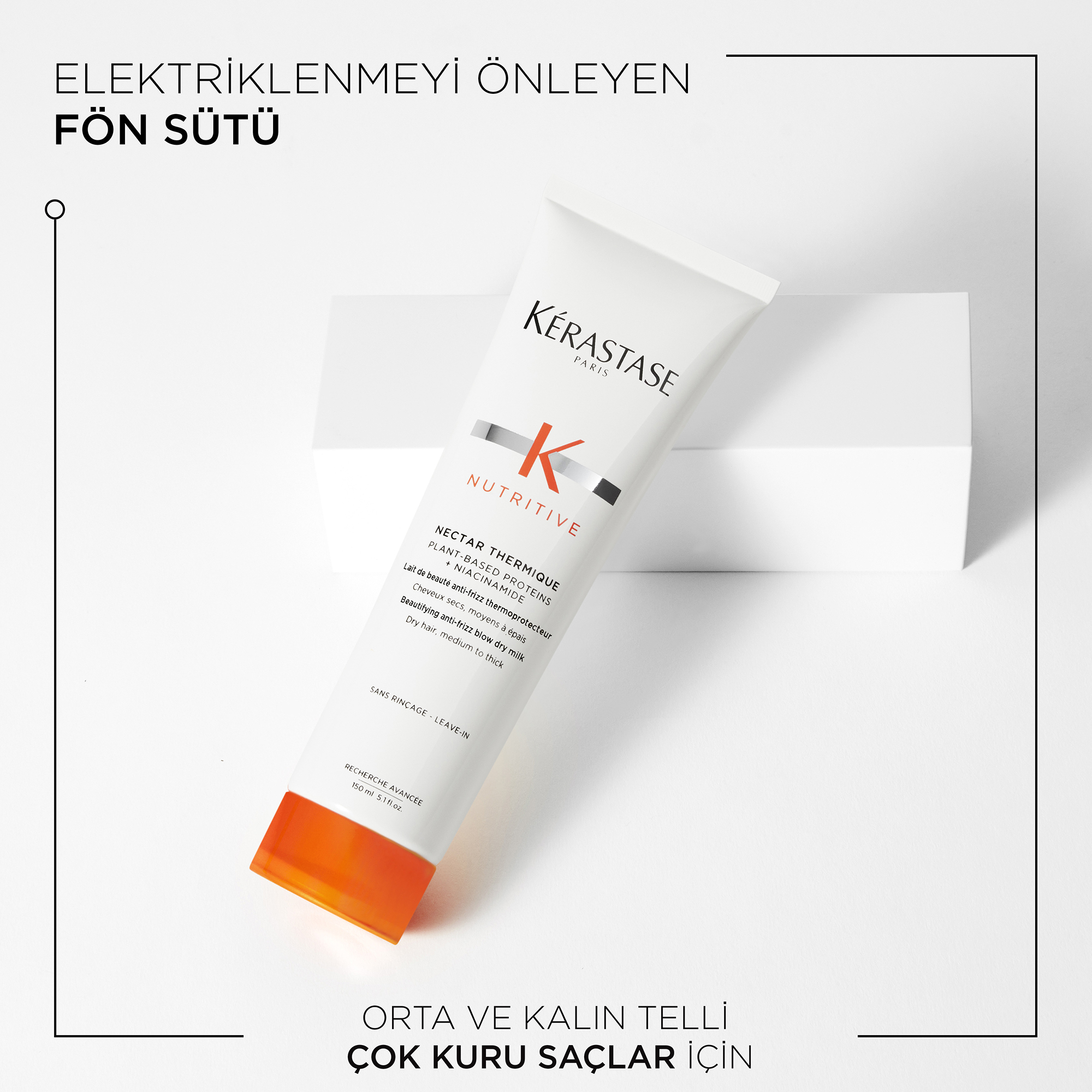 Kerastase Nutritive Nectar Thermique Elektriklenme Önleyici Termik Saç Sütü 150 ml - Görsel 2