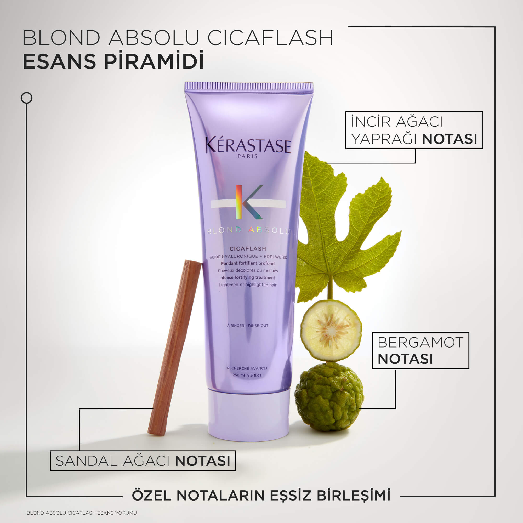 Kerastase Blond Absolu Cicaflash Sarı Saçlar için Parlaklık Veren Durulanan Saç Bakım Kremi 250 ml - Görsel 4