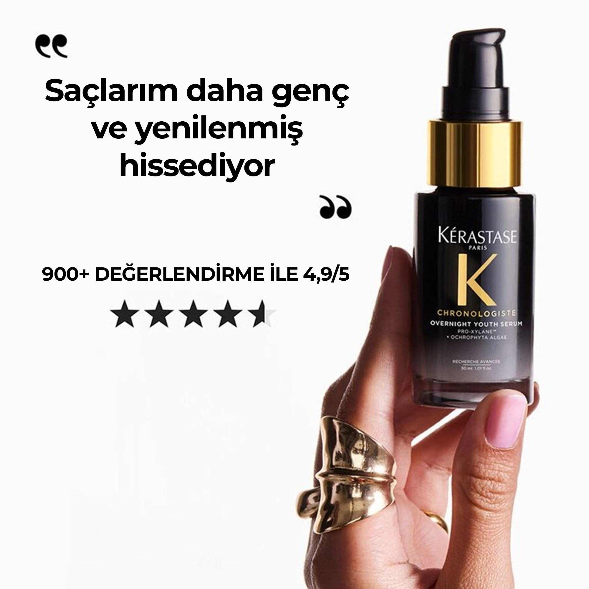 Kerastase Chronologiste Gece Bakım Serumu 30 ml - Görsel 3